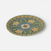 Assiettes En Carton Cloisonne Chine Patter Asiatique Oriental (Angle)