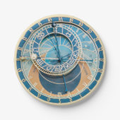 Assiettes En Carton Closeup on Prague Astronomical Clock, Czech R. (Devant)