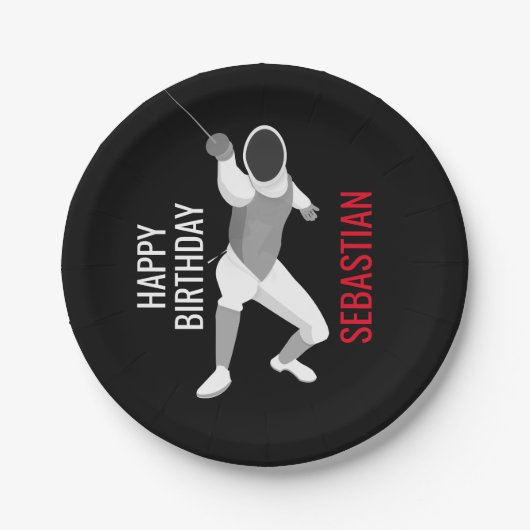 Assiettes En Carton Clôture (Devant)