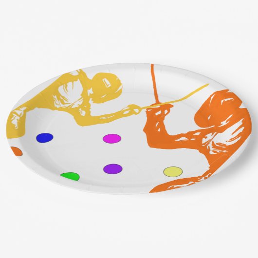Assiettes En Carton Clôture (Angle)