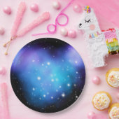 Assiettes En Carton Clouages spatiaux Galaxy Starlight (Fête)