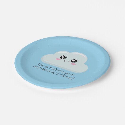 Assiettes En Carton Cloud (Angle)