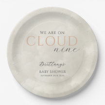 Cloud Neuf nuages blancs Baby shower