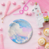 Assiettes En Carton Cloué Pastel Sky 1 (Fête)
