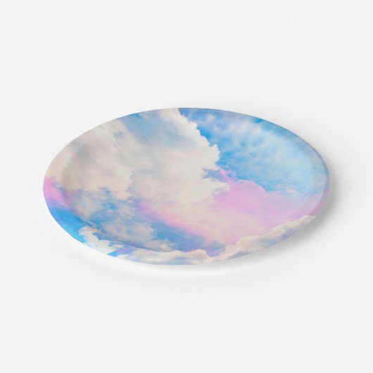 Assiettes En Carton Cloué Pastel Sky 1 (Angle)