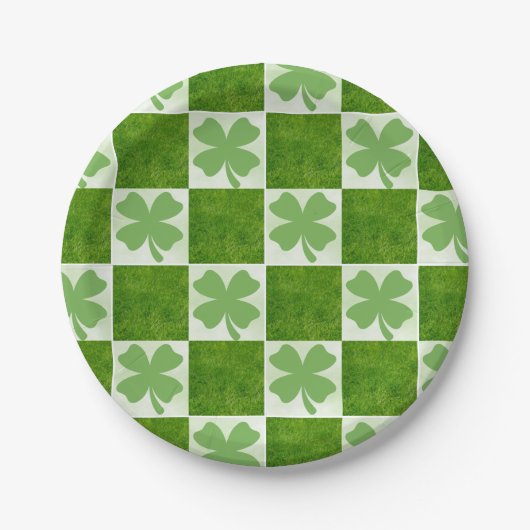 Assiettes En Carton Clover (Devant)