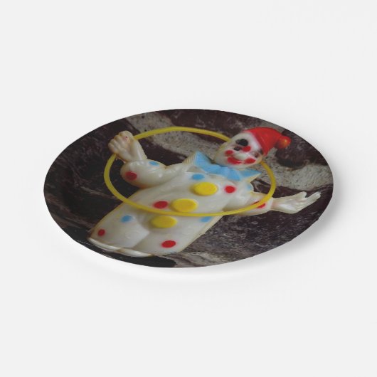 Assiettes En Carton Clown (Angle)