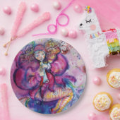 Assiettes En Carton CLown ET HIBOU ROSE MUSICAL (Fête)