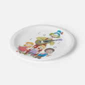 Assiettes En Carton Clown Jouant La Guitare (Angle)