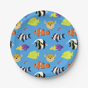 Assiettes En Carton Clownfish et amis