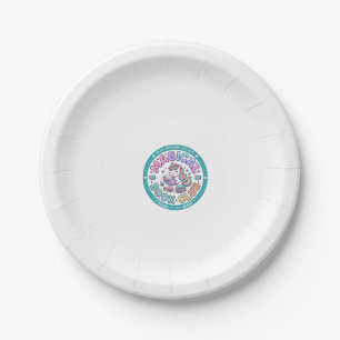 Assiettes En Carton Club de lecture magique licorne T-shirt drôle Grap