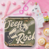 Assiettes En Carton Club de musique (Fête)