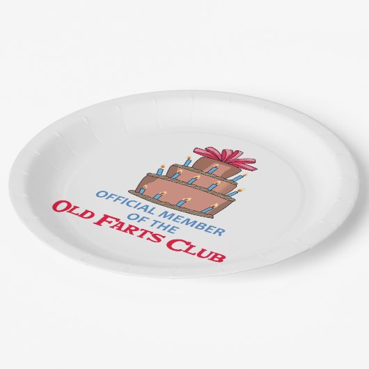 Assiettes En Carton Club Old Farts (Angle)