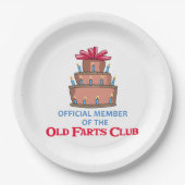 Assiettes En Carton Club Old Farts (Devant)