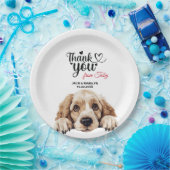 Assiettes En Carton Clumber Spaniel (Fête)