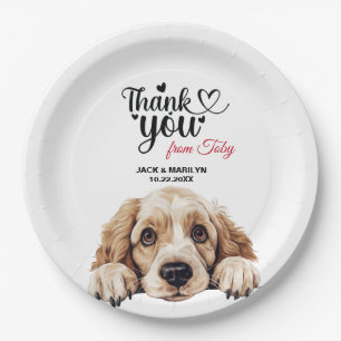 Assiettes En Carton Clumber Spaniel
