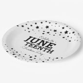 Assiettes En Carton Cluster d'étoiles | Célébrer le 11 juin  (Angle)