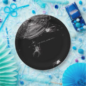 Assiettes En Carton Cobwebs et araignées blanches (Fête)