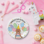 Assiettes En Carton Cockapoo rouge Cavapoo Chien Anniversaire (Fête)