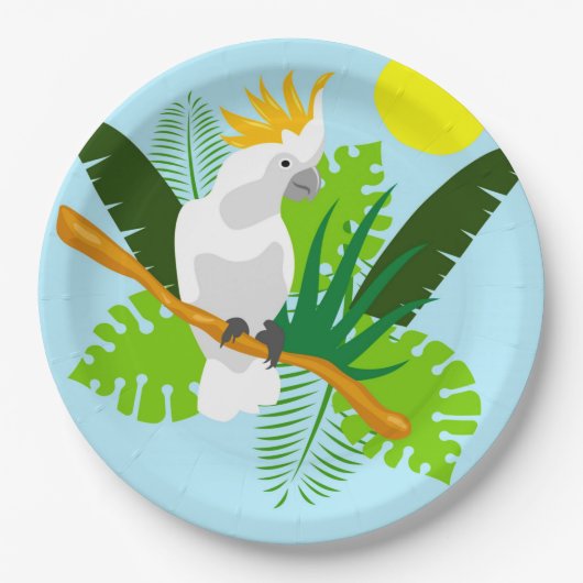 Assiettes En Carton Cockatoo 3 (Devant)