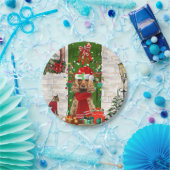 Assiettes En Carton Cocker Spaniel Chien Noël (Fête)
