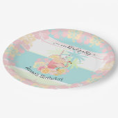 Assiettes En Carton Cocktail Citrus Summer Pool Party Beach Tropical (Angle)