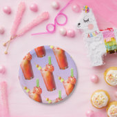 Assiettes En Carton Cocktail Creative Bloody Mary (Fête)