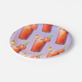 Assiettes En Carton Cocktail Creative Bloody Mary (Angle)