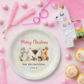 Assiettes En Carton Cocktail de Noël (Fête)