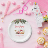 Assiettes En Carton Cocktail fête de Noël (Fête)