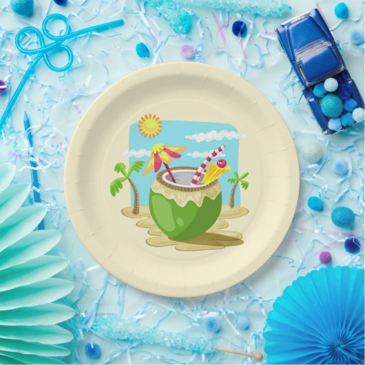 Assiettes En Carton Coco (Fête)