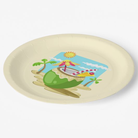 Assiettes En Carton Coco (Angle)