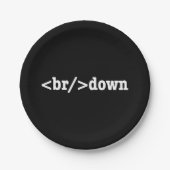 Assiettes En Carton code HTML (Devant)