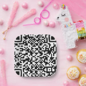 Assiettes En Carton Code Qr (Fête)