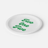 Assiettes En Carton Code régional de deux et cinq Philly (Angle)