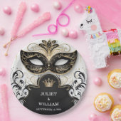 Assiettes En Carton Code vestimentaire Prom Costume Masquerade Mariage (Fête)