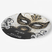 Assiettes En Carton Code vestimentaire Prom Costume Masquerade Mariage (Angle)