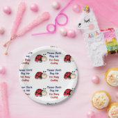 Assiettes En Carton Codeur Médicale Ladybug2 (Fête)