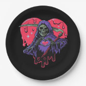 Assiettes En Carton Coeur Mains Reaper Classique (Devant)