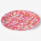 Assiettes En Carton Coeurs (Angle)