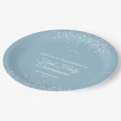 Assiettes En Carton Coeurs Confetti Première communion sainte (Angle)