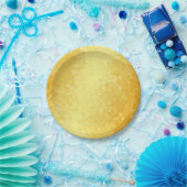 Assiettes En Carton Coeurs d'apparence or personnalisées Blank Romanti (Fête)