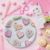 Assiettes En Carton Coeurs de la Saint Valentin (Fête)