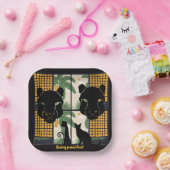 Assiettes En Carton Coeurs de pomme (Fête)