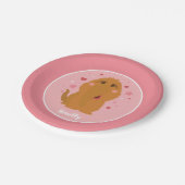 Assiettes En Carton Coeurs et étoiles confortables Graphisme (Angle)