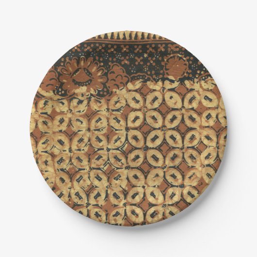 Assiettes En Carton Coffee Bean Earthy Boho Rustique (Devant)