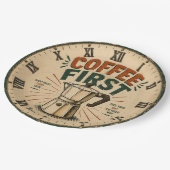 Assiettes En Carton Coffee First (Angle)