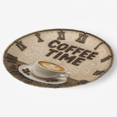 Assiettes En Carton Coffee Time (Angle)