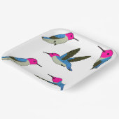 Assiettes En Carton Colibri des abeilles (Angulaire)
