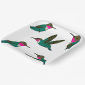 Assiettes En Carton Colibri Ruby Throsé (Angulaire)